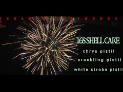 Cina 16 tembakan Kue besar kembang api untuk acara Natal