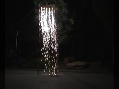 Perak / Emas Berwarna-warni Festival Pernikahan Air Mancur kembang api 0.029 CBM