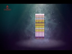 0.039CBM Roman Candle Fireworks 1 Inch 5 8 Shot Balls untuk pesta ulang tahun