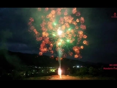 Mandarin kembang api 1.3g Un0335 Pyrotechnics Professional Display Kue kembang api di luar ruangan