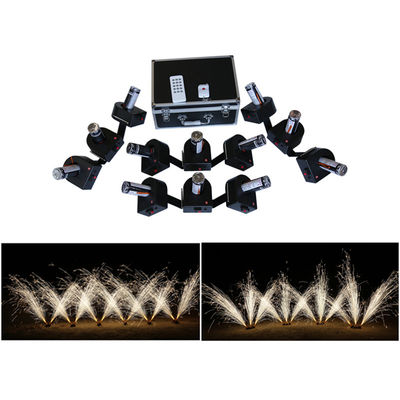 12 Cues Channels Pyro Stage Wireless Remote Control Round Cold Fountain Fireworks Firing System For Christmas Celebration Party