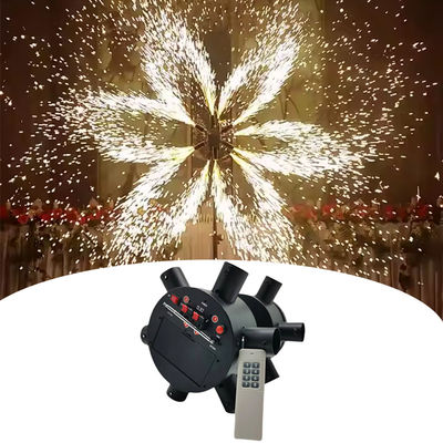 Remote Control Cold Fountain Double Wheels Electric Magical Windmill Stage Fireworks Igniter Magic Wheel Fireworks Firing Equipments