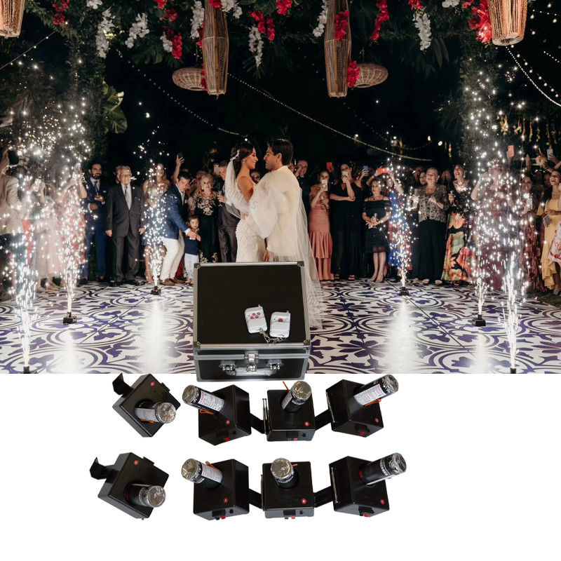 8 Cues Wireless Remote Control Fire Stage Fountain Fireworks Pyrotechnics Firing System Igniters Cold Pyro Machine For Wedding