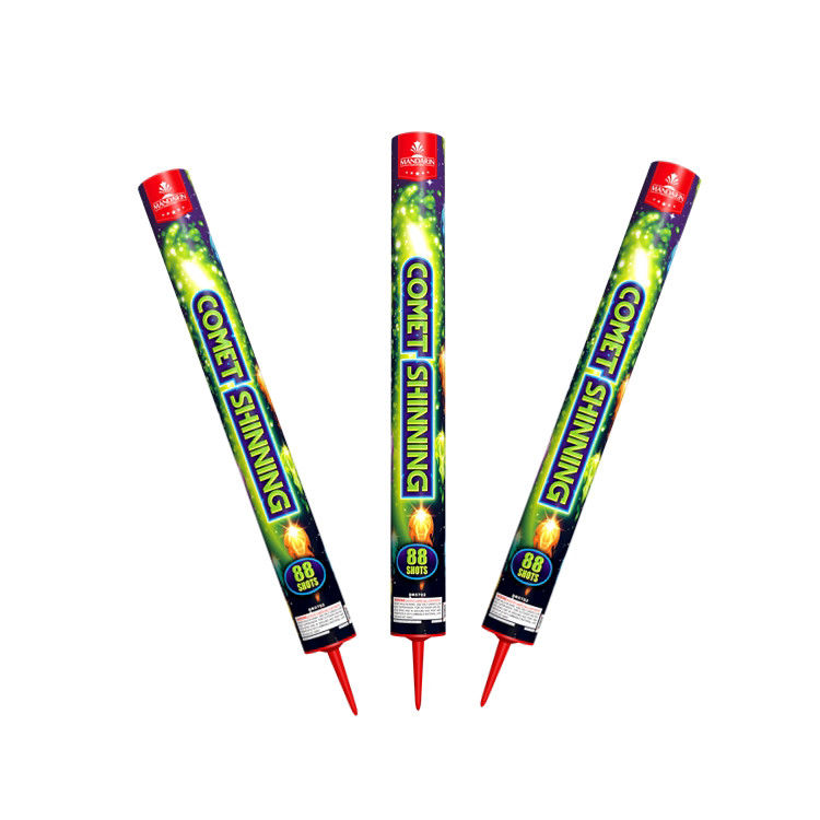 Comet Shinning Roman Candle Fireworks Pyrotechnics 88 Shots For Party