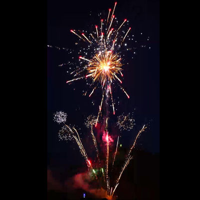 Cina Customized 188 Shots Kue kembang api Pyrotechnics Salute Untuk Perayaan