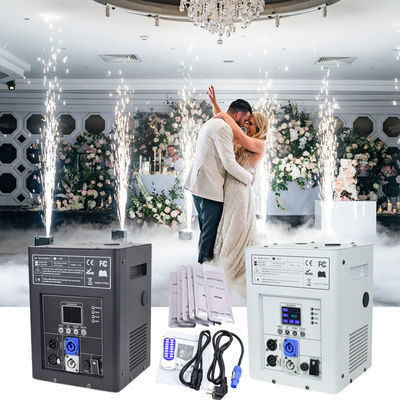 750W Wireless DMX Control Cold Pyro Sparkler Fireworks Fountain Machine Untuk DJ Stage Wedding Party Cold Spark Machine