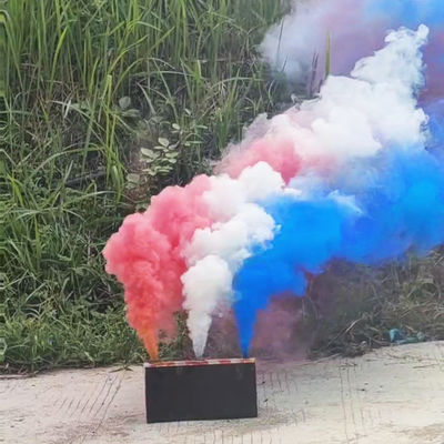 Asap berwarna Cina Petasan siang hari Tiga warna Asap suar Bom berwarna untuk Fotografi Pertemuan Olahraga