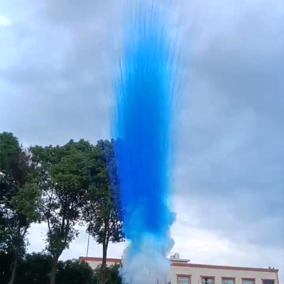 Pabrik 6 Tembakan Asap Warna Biru Ungu Hijau Tabung Dalam Tambang Kembang Api Gratis Pesta Pernikahan Festival Siang Hari Kue Kembang Api