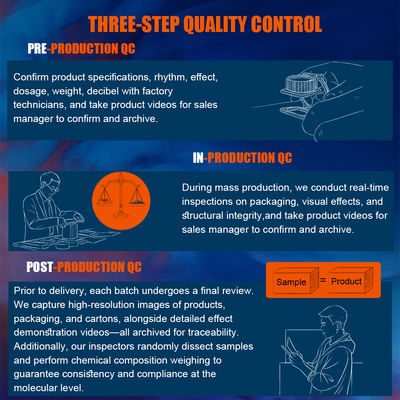 Party Ground Fountain Fireworks Chinese Pyrotechnics For Christmas Celebration