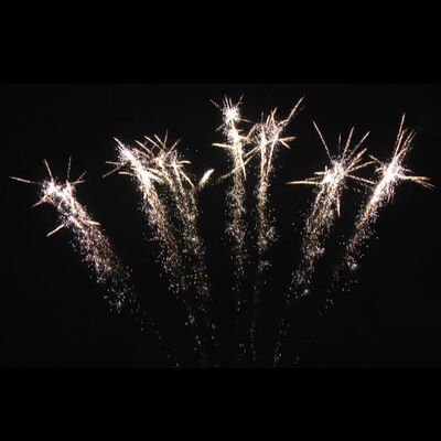 Kembang Api Mandarin Liuyang 1.4G Kembang Api 1.2 '' 7 Tembakan Kembang Api Bentuk Kipas Satu Baris Kue Kembang Api Festival Cina