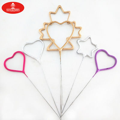 225mm Kembang Api Sparkler Morning Glory Star Berbentuk Hati Kembang Api Listrik Dalam Ruangan