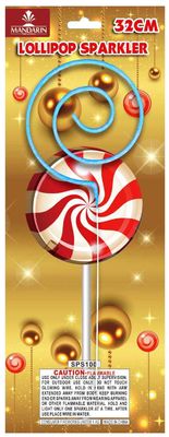 Lollipop Sugar-Loaf Lollypop Sparkler, Sparkler Tanpa Asap Anak / Anak Dalam Ruangan