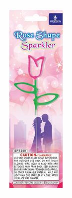 Cina 7 Inch Firework Sparkler Rose Shape Wedding Electric Cold Sparklers
