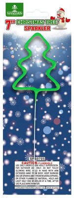 7 Inch Pohon Bentuk Kembang Api Dingin Kembang Api Kembang Api Natal Genggam Untuk Anak-Anak