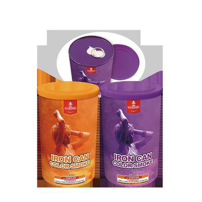 150S Besi Kaleng Api Asap Berwarna-warni Cina Ekspor Bom Asap Untuk Pesta Dan Festival