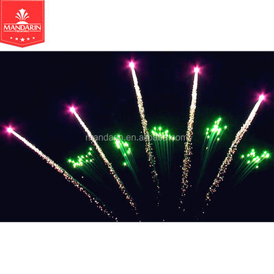 China Professional Fireworks Menampilkan 10 Tembakan Bentuk Kipas Baris Tunggal