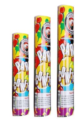 Tahun Baru / Pesta Confetti Cannon 15cm 20cm Logo Disesuaikan
