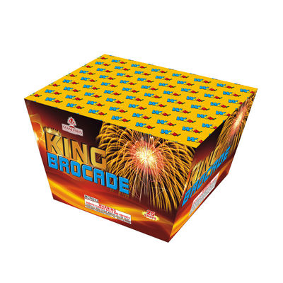 25 Tembakan 500 Gram Kue Konsumen Kembang Api Bentuk Kipas Salute Pyrotechnics