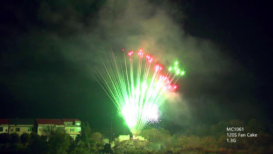 Mandarin Professional Pyrotechnics Fireworks 130 Tembakan Untuk Natal