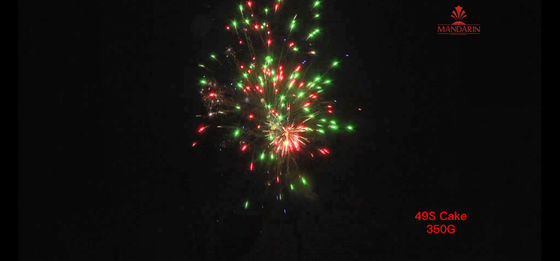 Chinese 49 Shots Consumer Cake Fireworks 350G Dengan Efek Khusus